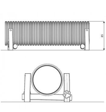 Landžiojimo tunelis WOOF RB5009 | 3
