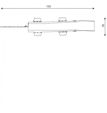 Dekoratyvinis suoliukas RB1323 | 2