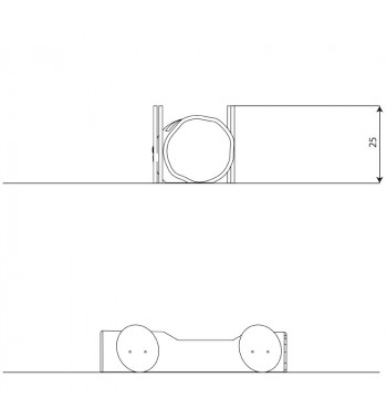 Dekoratyvinis suoliukas RB1324 | 3