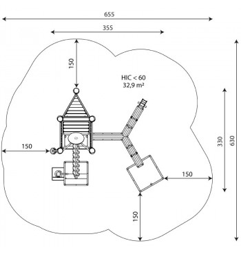 Žaidimų kompleksas RB2864 | 3