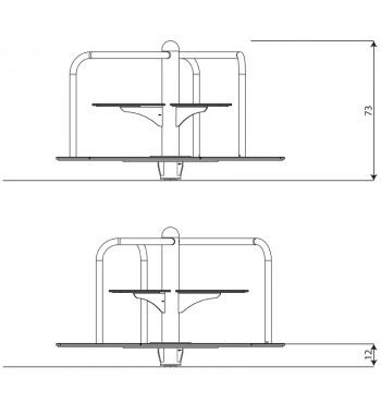 Karuselė HOOP 0703-1 | 3