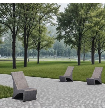 Didelė betoninė kėdė City | 3