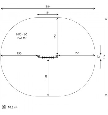 Žaidimo „Kryžiukai-nuliukai“ lenta SOLO WD1557 | 3