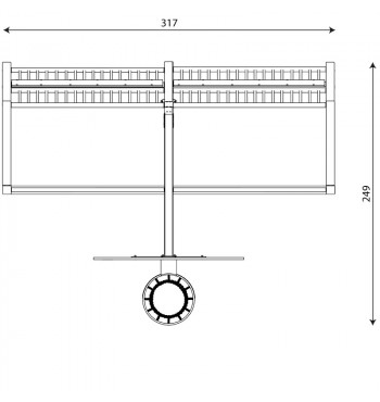 Futbolo ir krepšinio komplektas ARENA 2421 | 3