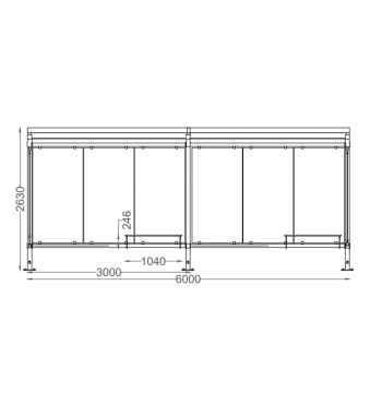 Laukimo paviljonas CAB PLAZA E | 2