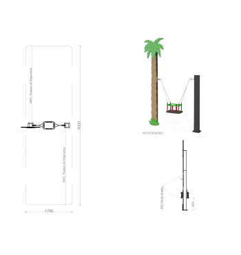 Sūpynės S BAL PALM | 2