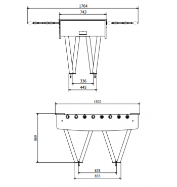 Lauko stalo futbolas 910-100 | 4