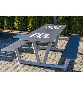 Lauko pikniko stalas šachmatams ir ludo 824-013 | 3