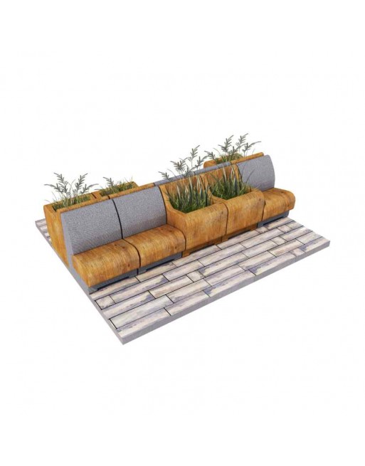 Poilsio zona su suoliukais ir gėlinėmis Paphos 6