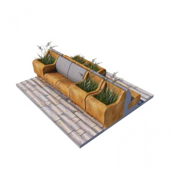 Poilsio zona su suoliukais ir gėlinėmis Paphos 6 | 2