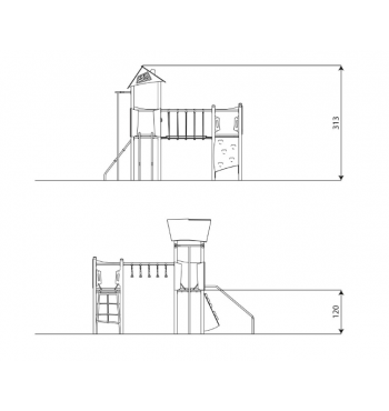 Žaidimų kompleksas STEEL+ 1811 | 3
