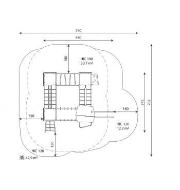Žaidimų kompleksas STEEL+ 1811 | 4